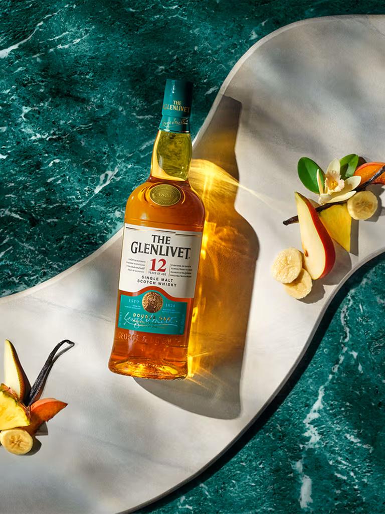 The Glenlivet 12-Year-Old Scotch Whisky 750 mL + Coaster Whiskey