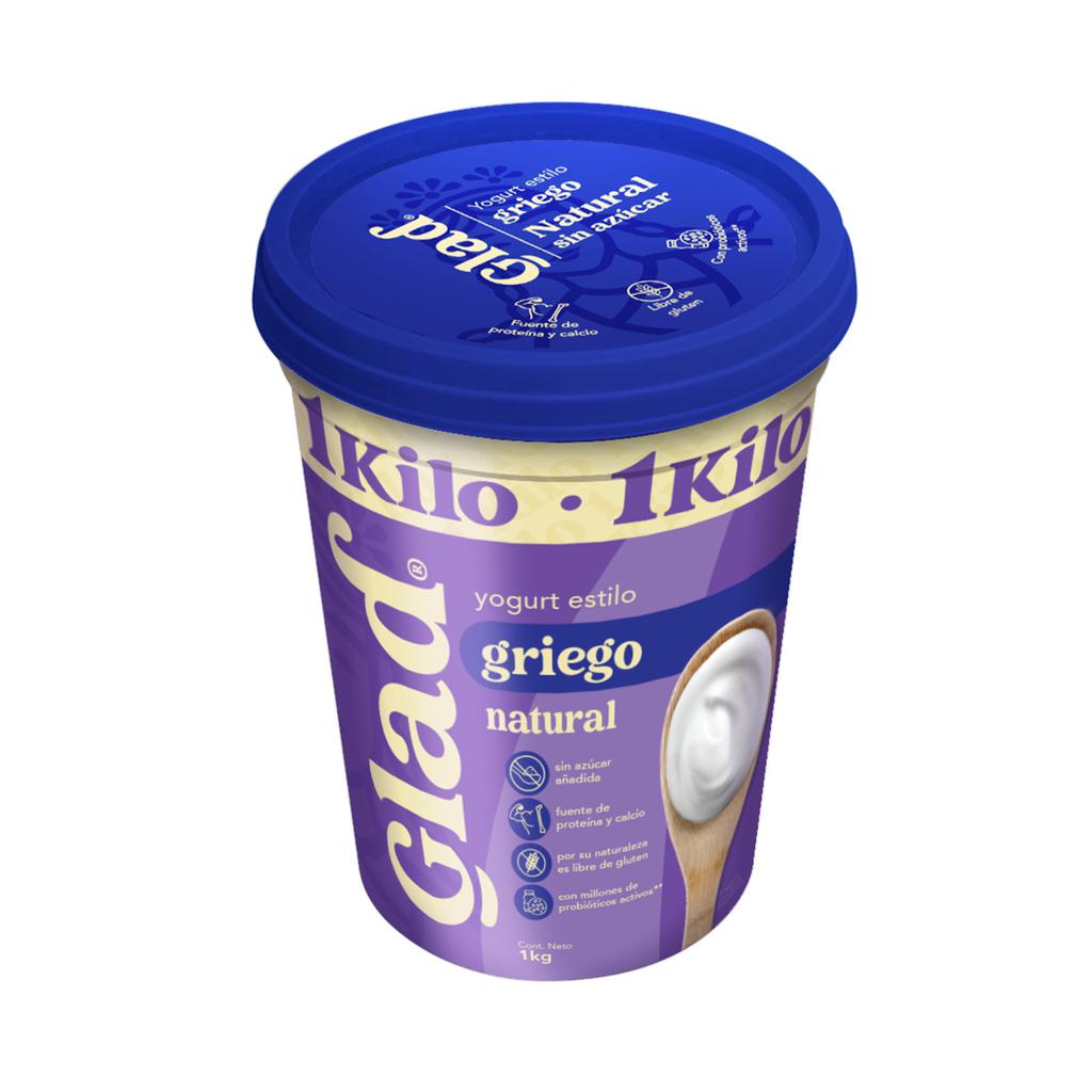 Glad Natural Greek Yogurt 0% Fat 1 kg / 2.2 lb Yogurt | PriceSmart