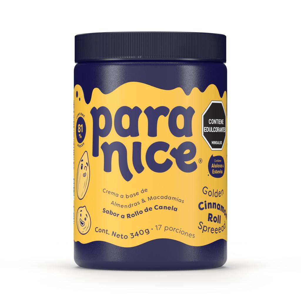 Paranice Crema a Base de Almendras y Macadamias Sabor a Cinnamon Roll 340 g / 12 oz