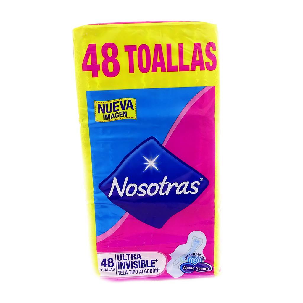 Nosotras Ultra Invisible Toallas 48 Unidades