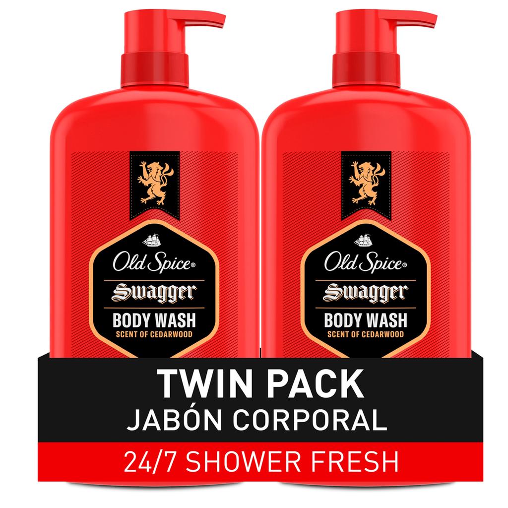 Old Spice Swagger Men's Body Wash 2-Pack / 987 mL / 33.4 fl oz