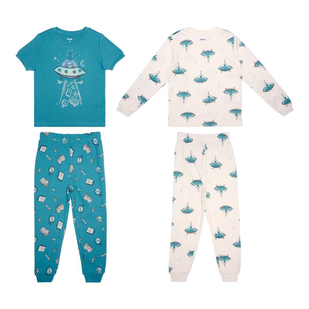 PL Sleep Conjunto de Pijamas en Algodón para Niño 4 Piezas