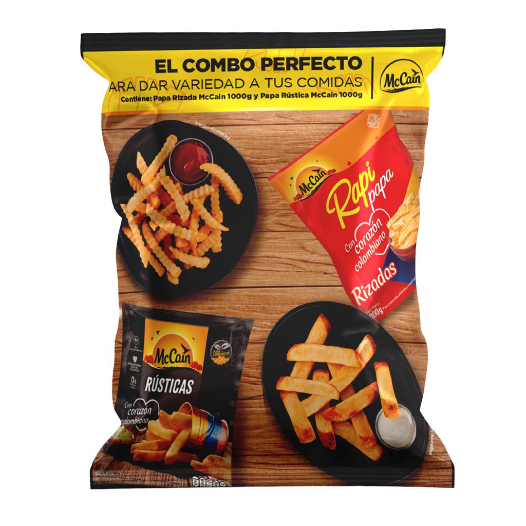 McCain Combo Papas 2 kg / 4.4 lb