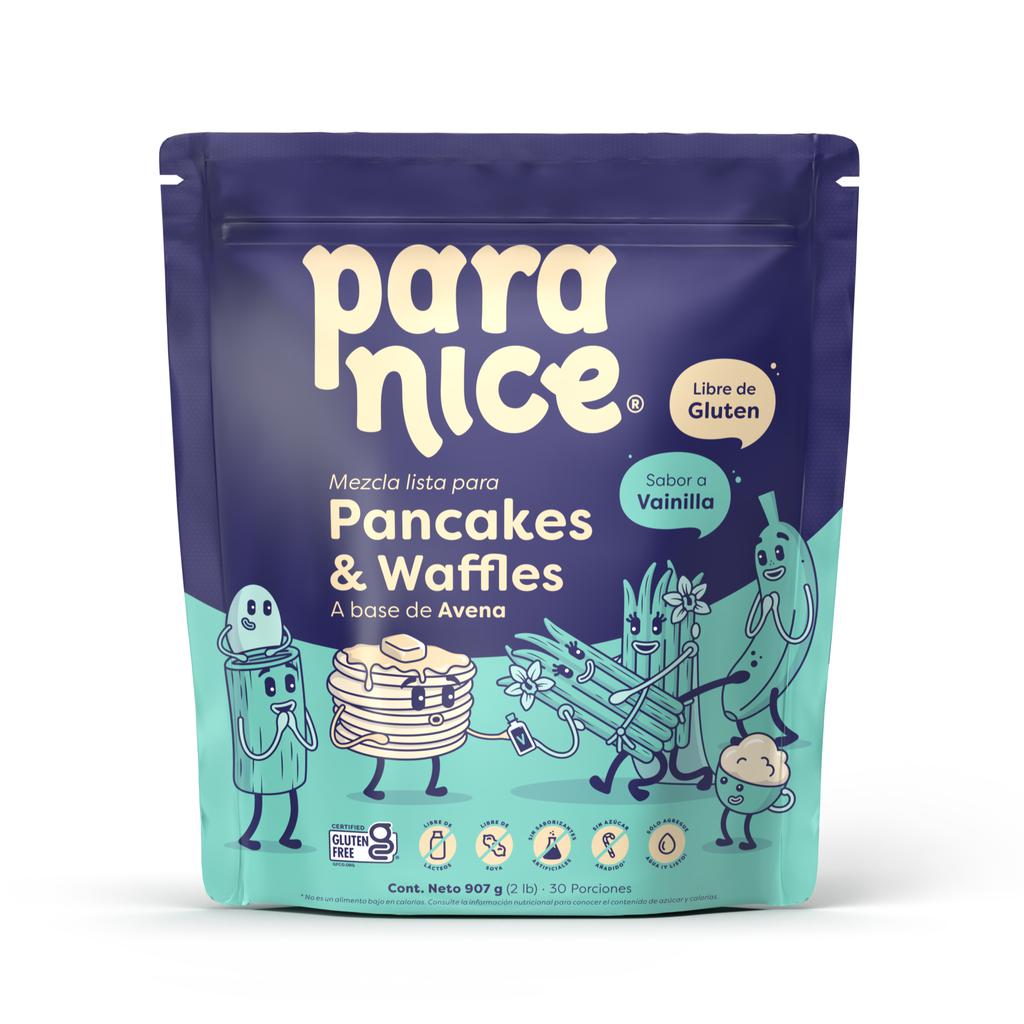 Paranice Vanilla Flavor Oat Pancake and Waffle Mix 907 g