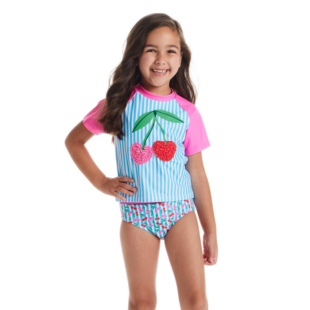 Andy & Evan 2-Piece Girls' Swim Set