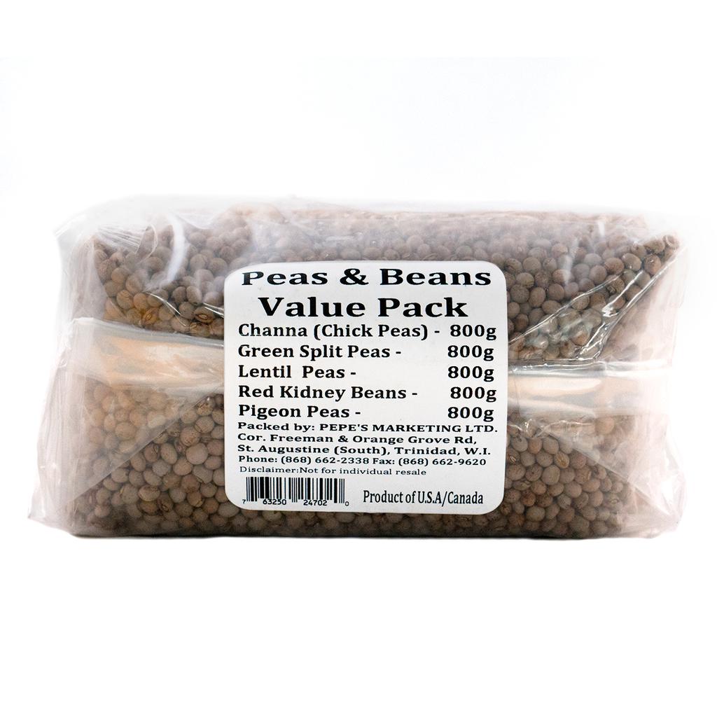 Peas and Beans Assorted Grains 5 Units / 800 g