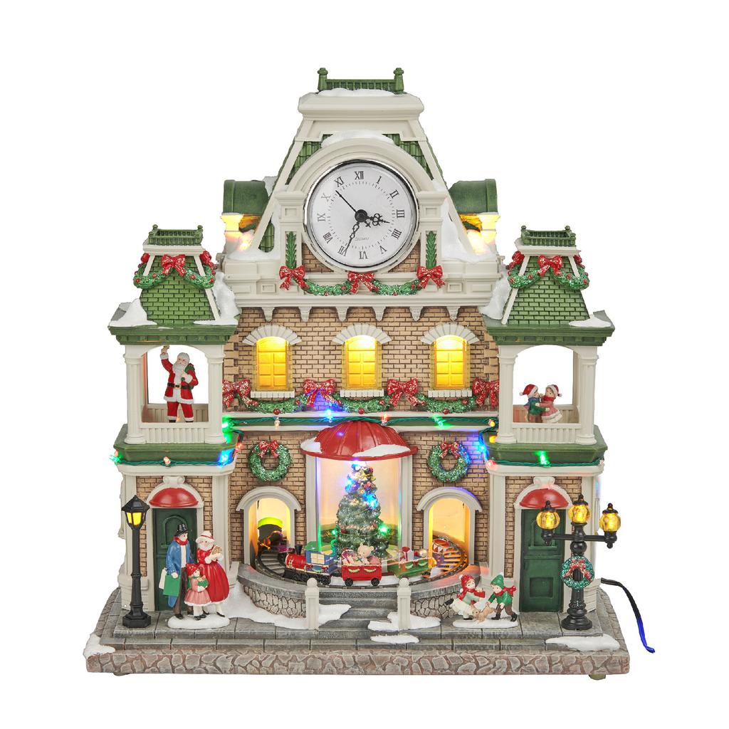 Member's Selection Christmas Train Station with Sound