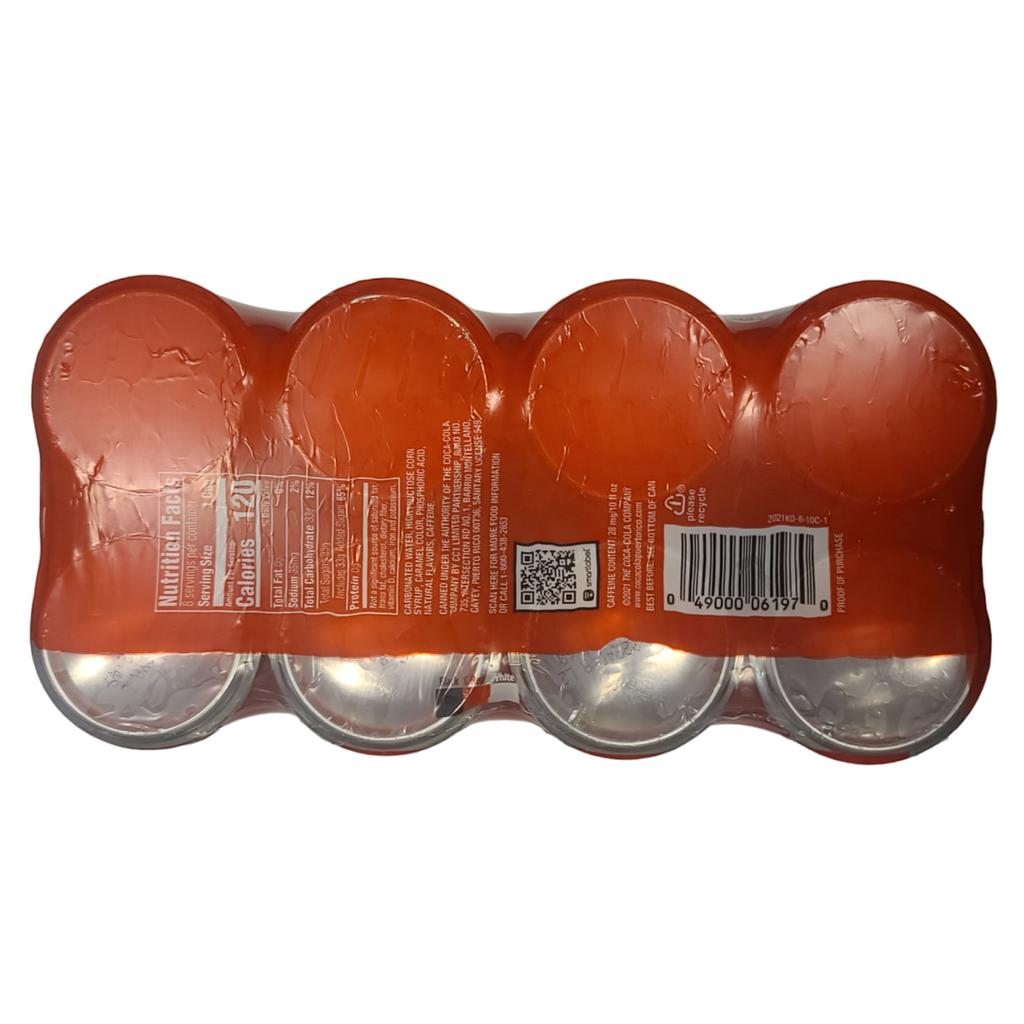 Coca Cola Original en Lata 8 Unidades / 295 mL / 10 oz Gaseosas