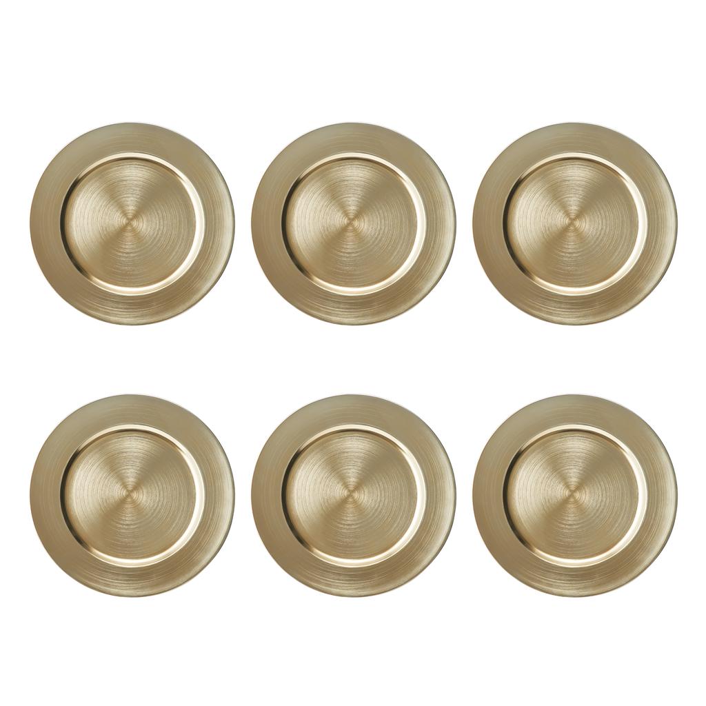 Baum Set of Decorative Base Plates 6 Pieces