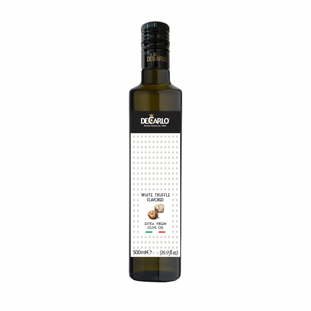 De Carlo White Truffle Flavor Extra Virgin Olive Oil 500 mL / 16 oz