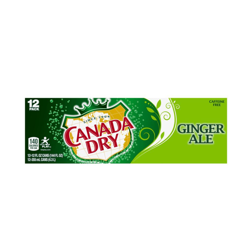 Canada Dry Ginger Ale en Lata 12 Unidades / 355 mL / 12 oz