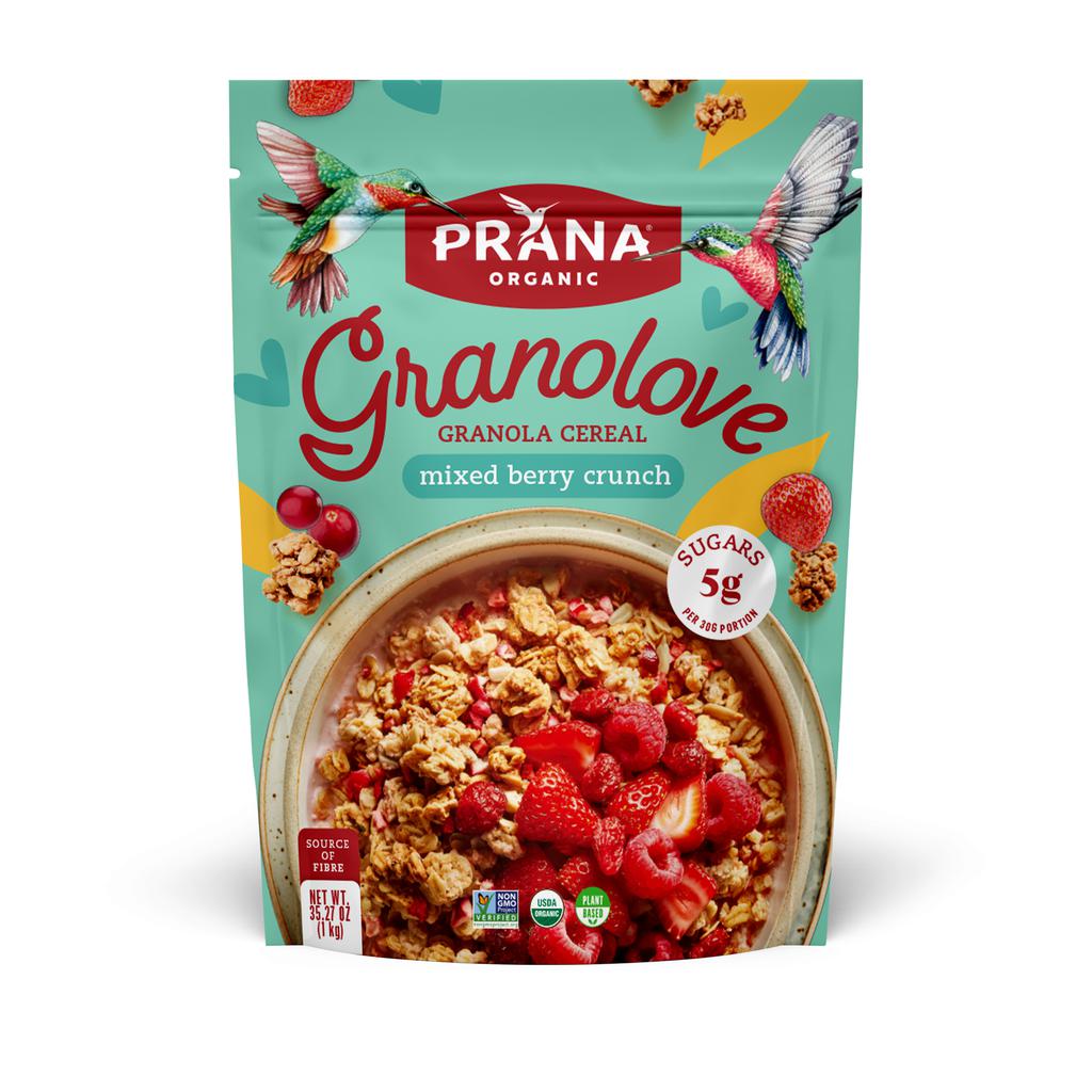 Prana Granolove Granola Cereal with Mixed Berries 1 kg / 35.27 oz