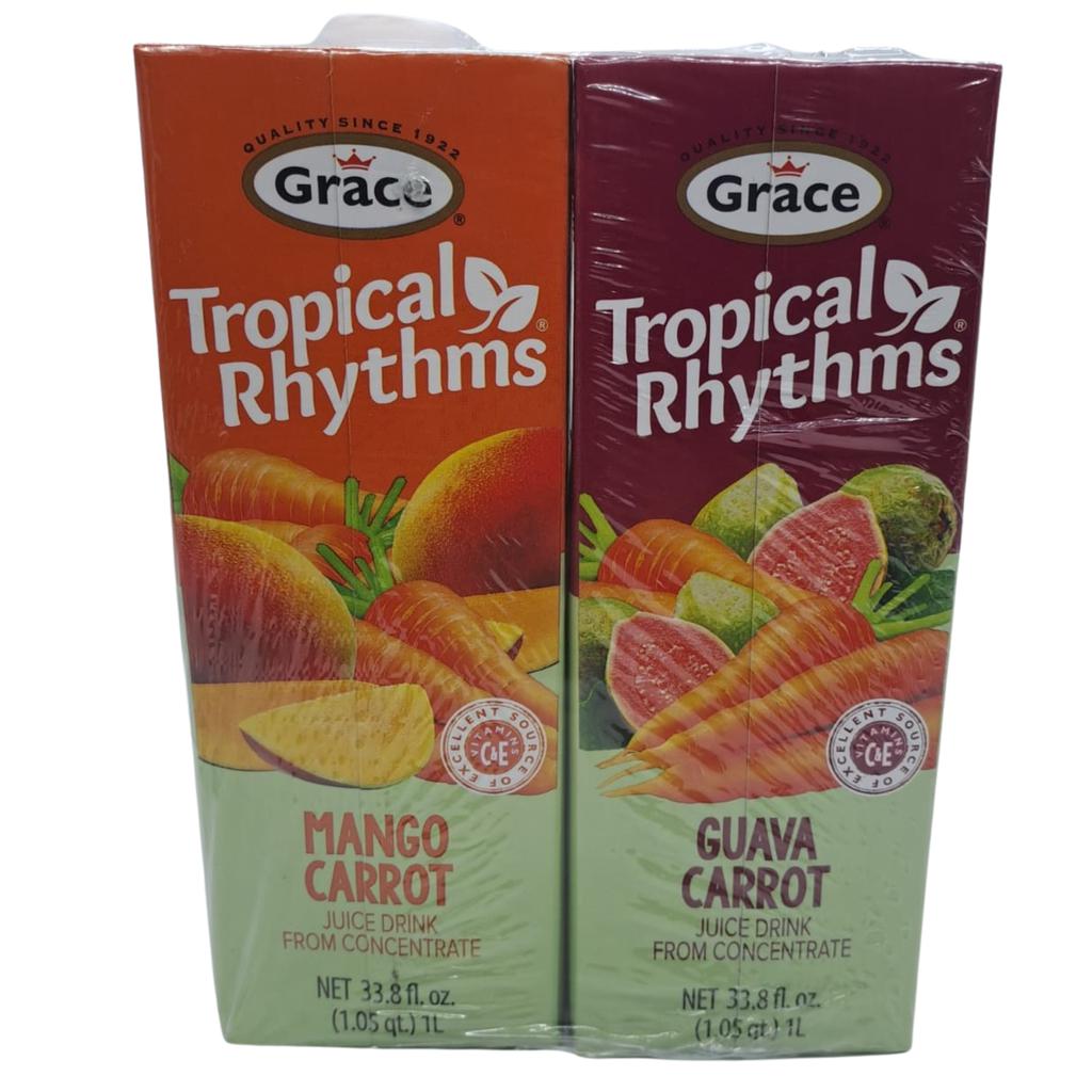 Grace Assorted Tropical Fruit and Vegetable Juices 2 Units / 1 L