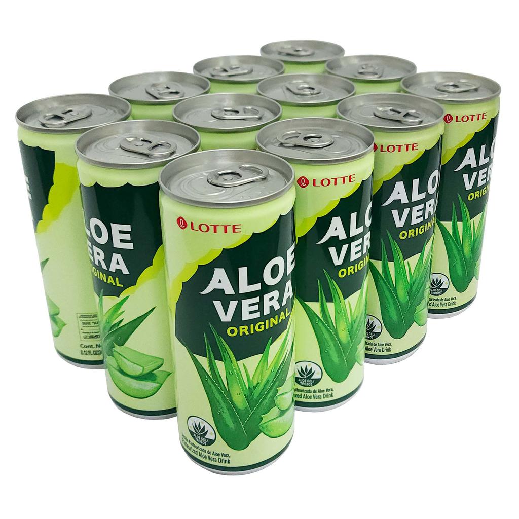 Lotte Original Canned Aloe Vera Drink 12 Units / 200 mL Juices | PriceSmart  | Nicaragua