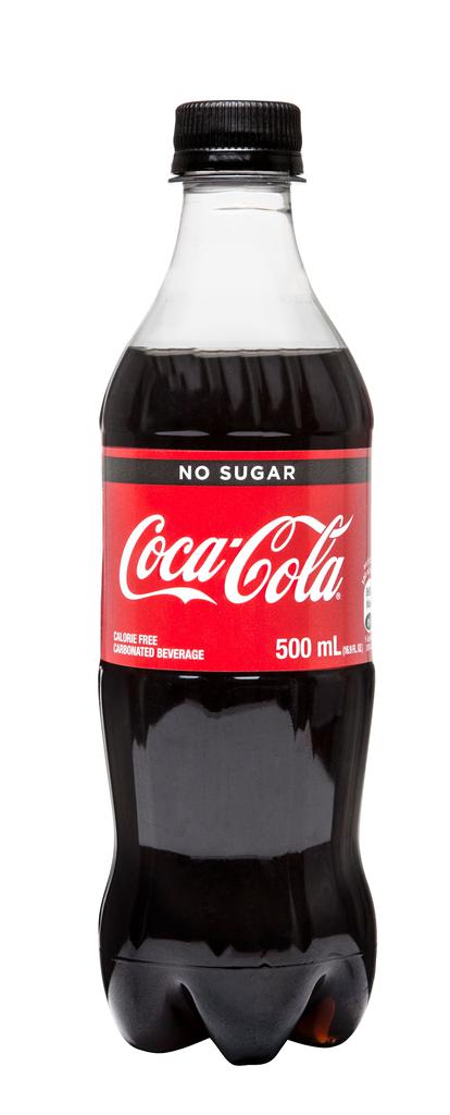 Coke Soft Drink No Sugar 24 units /500 mL / 16.9 oz