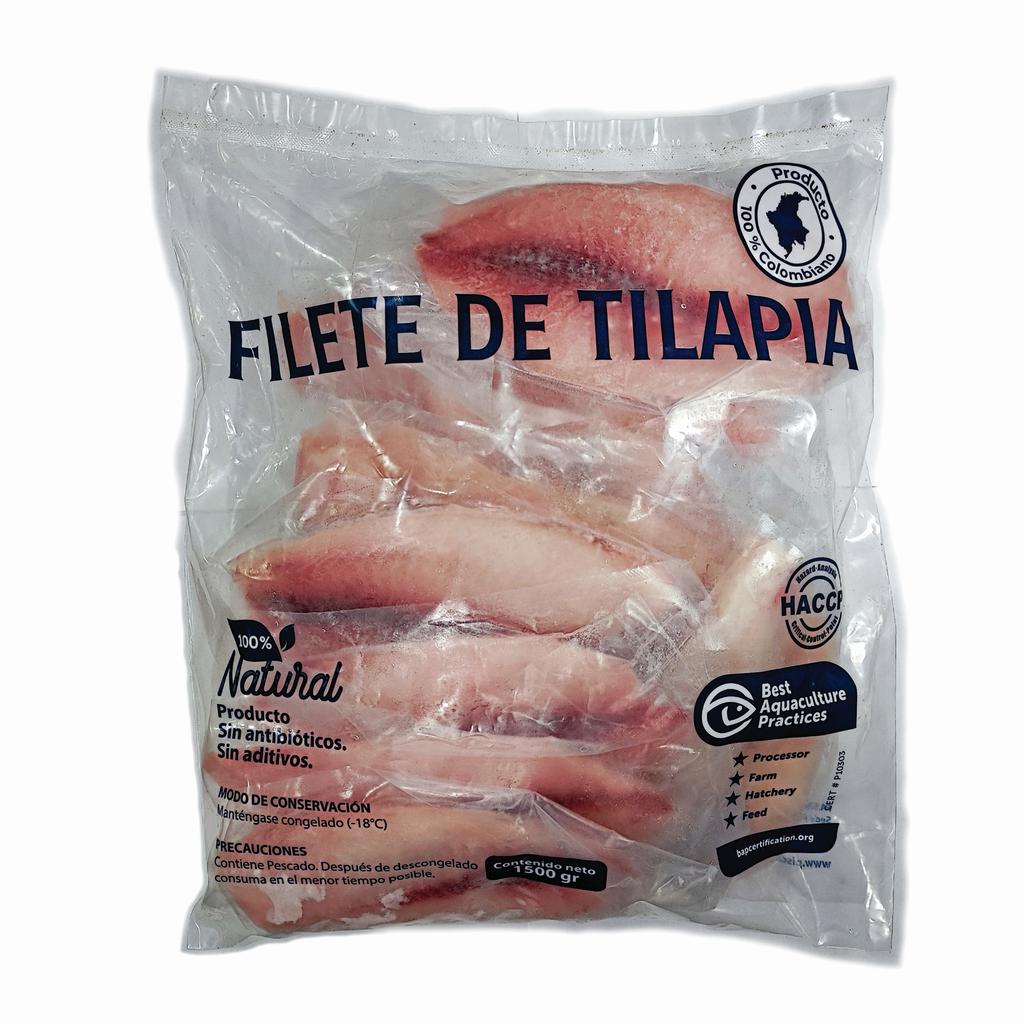Piscícola New York Filete de Tilapia Congelado 1.5 kg / 3.3 lb
