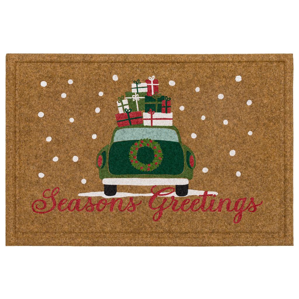 Mohawk Home Tapete para Entrada Navideño