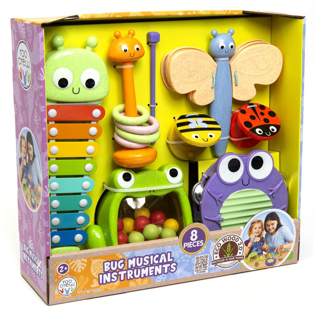 Roo Crew Musical Instruments Play Set 8 Pieces