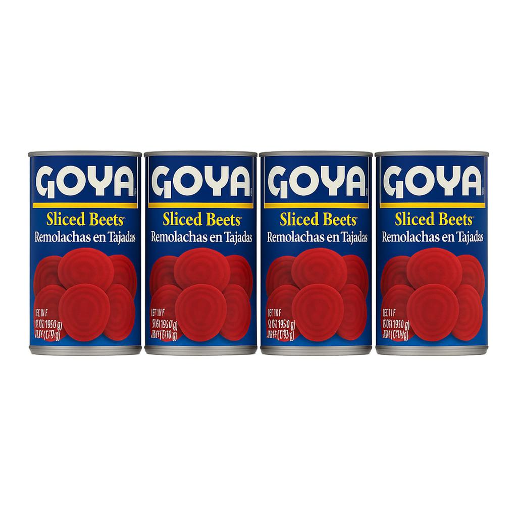Goya Canned Sliced Beets 4 Units / 425 g