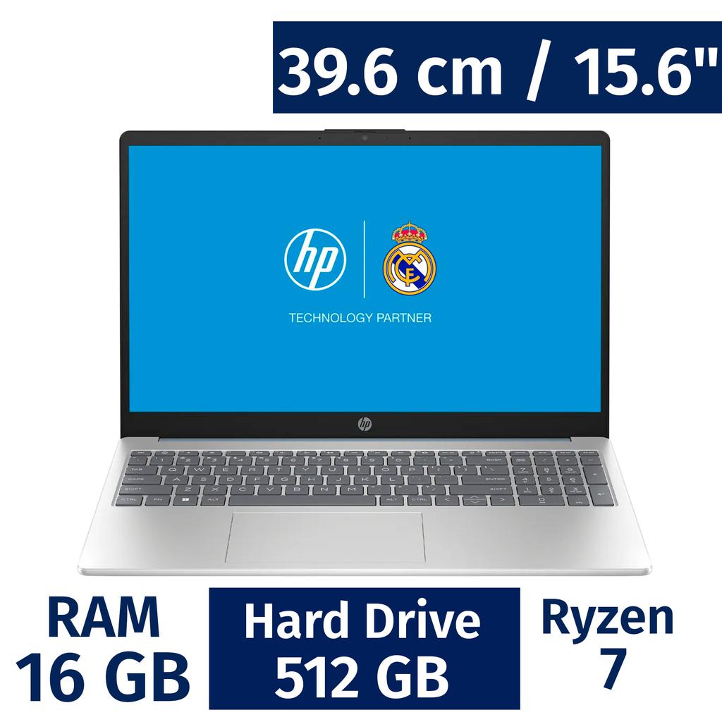 HP 39.62 cm / 15.6" Pulgadas Portátil Ryzen 7 16 Gigabytes / 512 Gigabytes 15-fc0272la