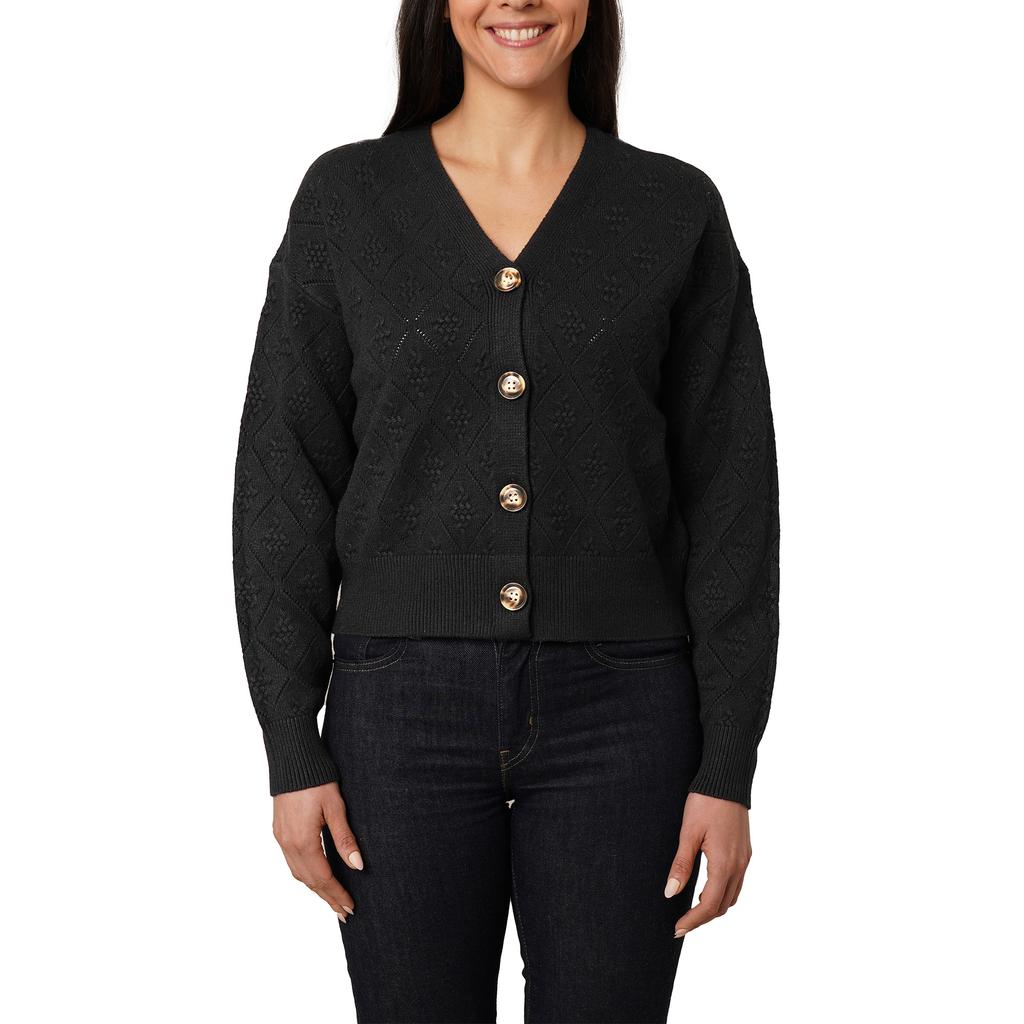 Cyrus Women's Textured Button Sweater