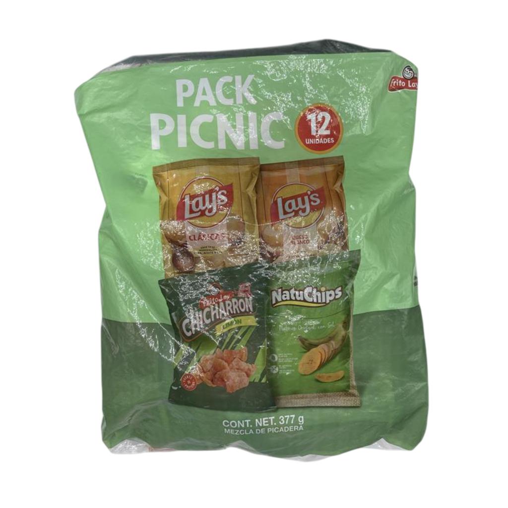 FritoLay Snacks Surtidos para Picnic 12 Unidades