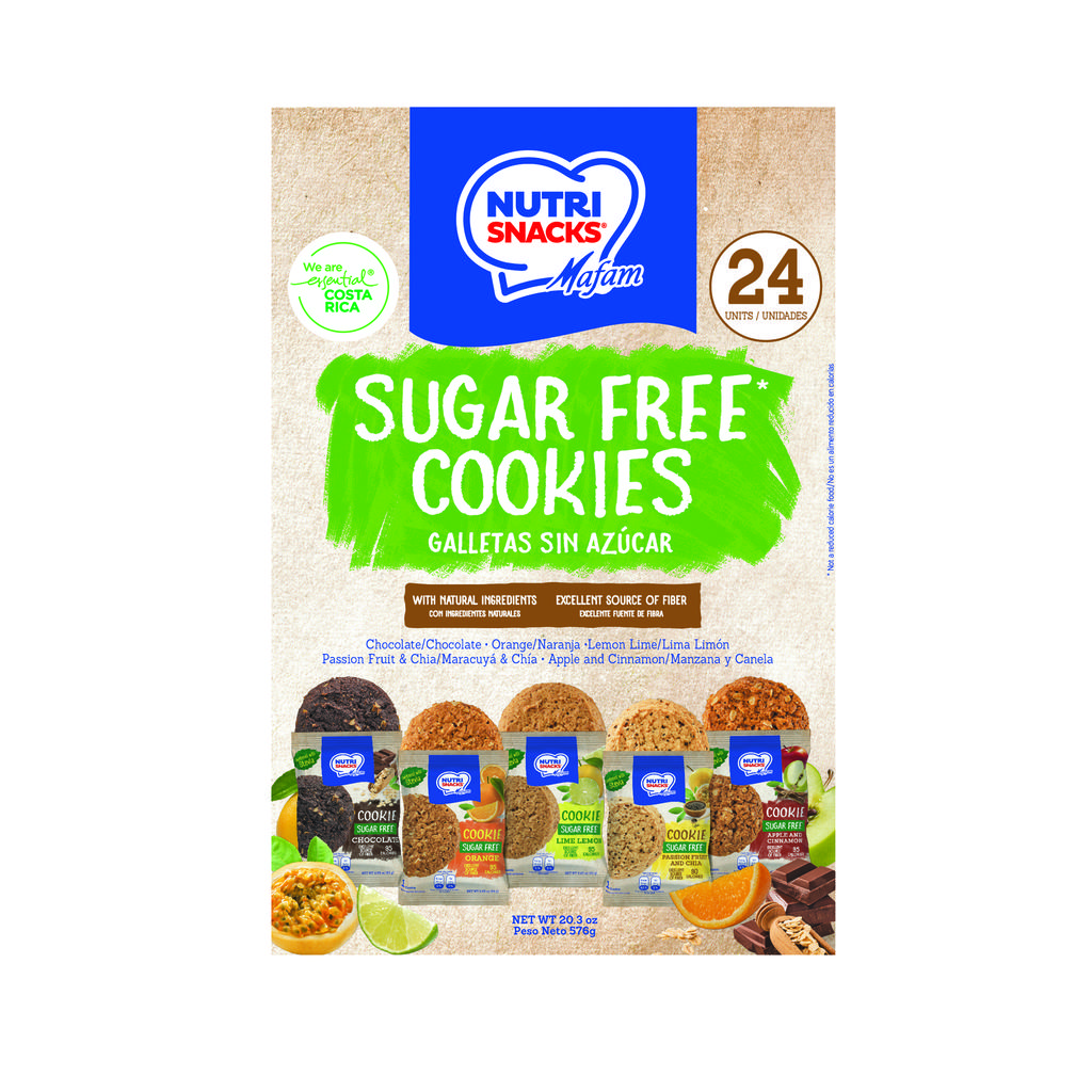 NutriSnacks Unsweetened Cookies Assorted Flavors 24 Units / 24 g