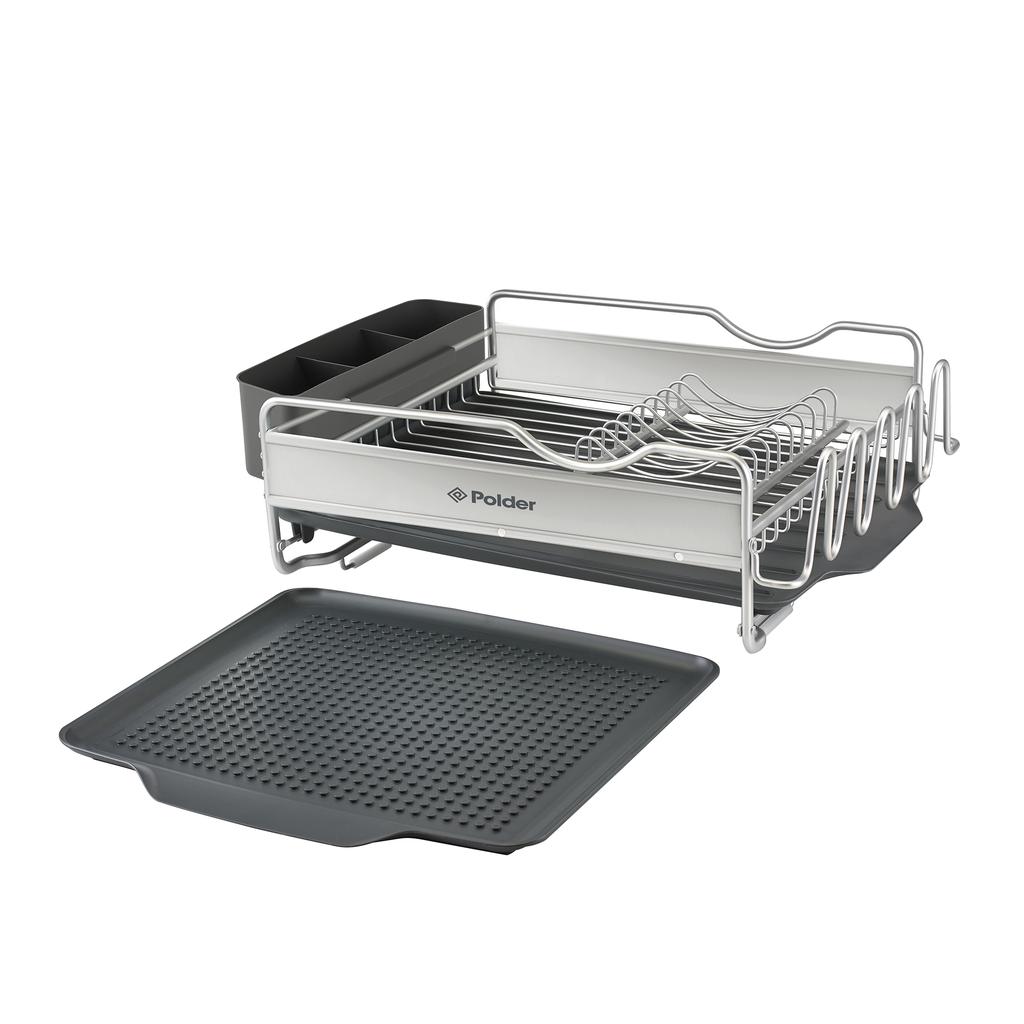 Polder Rust-Proof Aluminum Dish Rack 4 Pieces