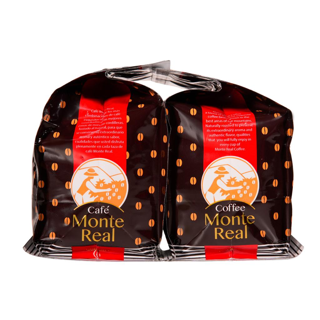 Monte Real Café Premium Tostado y Molido con Sabor Chocolate 2 Unidades / 400 g