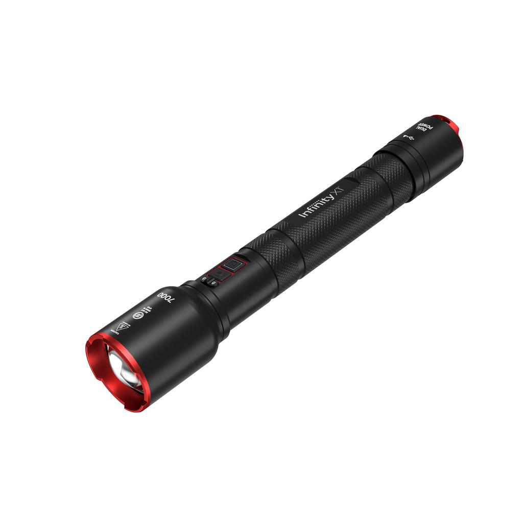InfinityX1 Linterna de Doble Potencia con 3 Modos de Uso