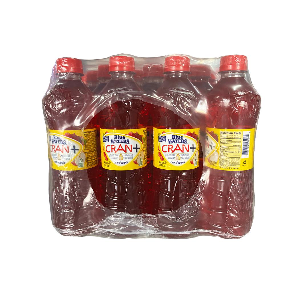 Blue Waters Cranberry and Apple Drink 24 Units / 500 mL / 16.9 oz