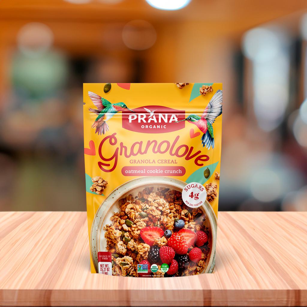 Prana Granola Sabor Galleta Crujiente de Avena Orgánica 1 kg