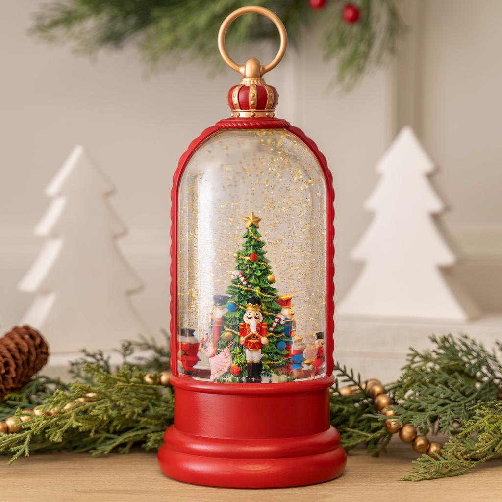 Member's Selection Christmas Lantern with Snow Effect and