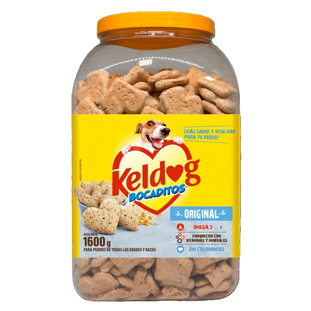 Keldog Bocaditos Galletas para Perro Suplemento Alimenticio 1 600 g