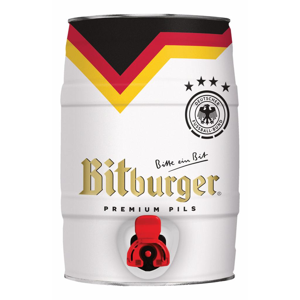 Bitburger Barrilito de Cerveza 5 L