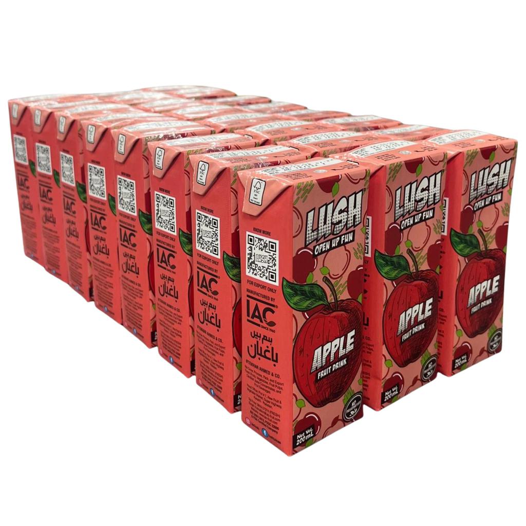 Lush Apple Flavored Fruit Drink 24 Units /