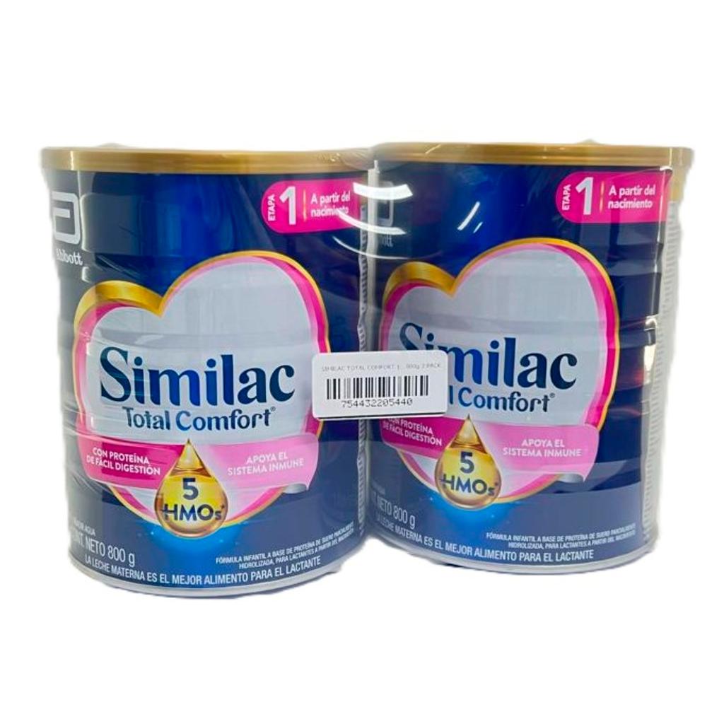 Similac Total Comfort Fórmula Infantil para Bebé de 0 a 6 Meses 2 Unidades / 800 g