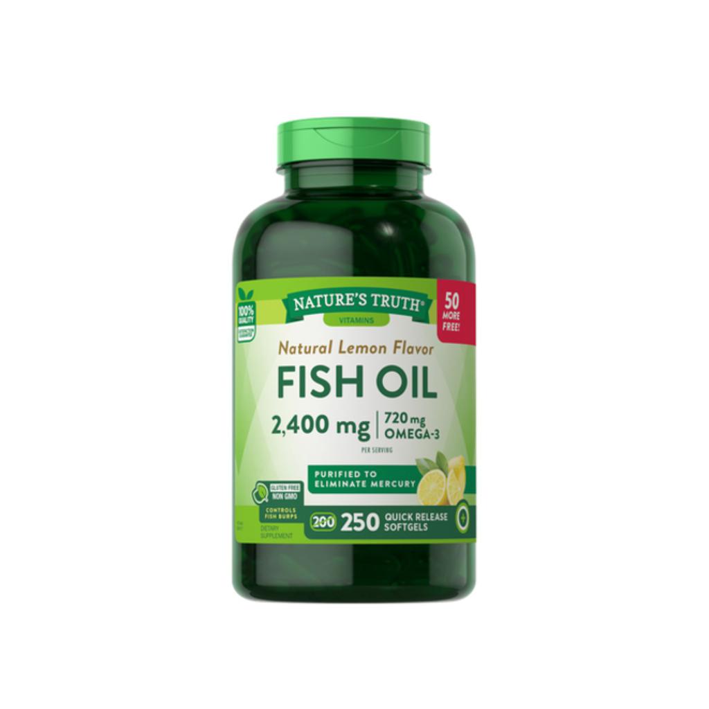 Natures Truth Omega 3 / 250 Capsulas Blandas / 9,6 mg