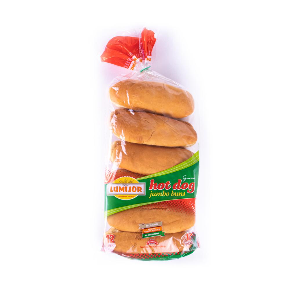 Lumijor Pan Hot Dog 12 Unidades / 597 g