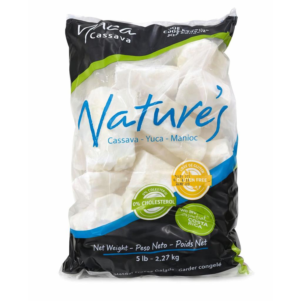 Nature's Yuca Pelada Congelada 2.27 kg / 5 lb Verduras congeladas