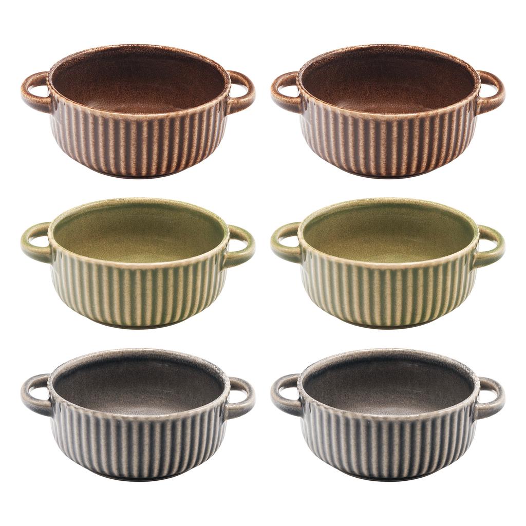 Baum Glaze Bowls Set 6 Pieces