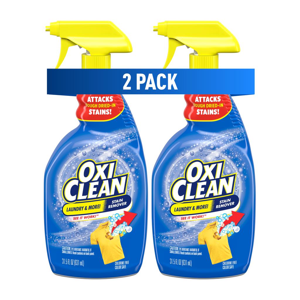 OxiClean Chlorine-Free Liquid Spray Stain Remover 2 Units / 931 mL / 31.5 oz