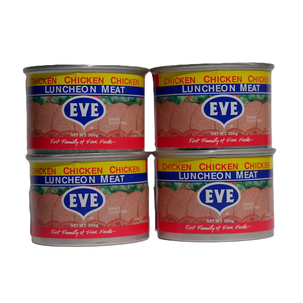 Eve Chicken Luncheon Meat 4 Units / 300 g / 11 oz