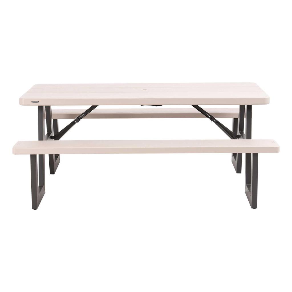 Lifetime Folding Picnic Table 182.88 cm x 76.2 cm x 73.66 cm / 72" x 30" x 29"