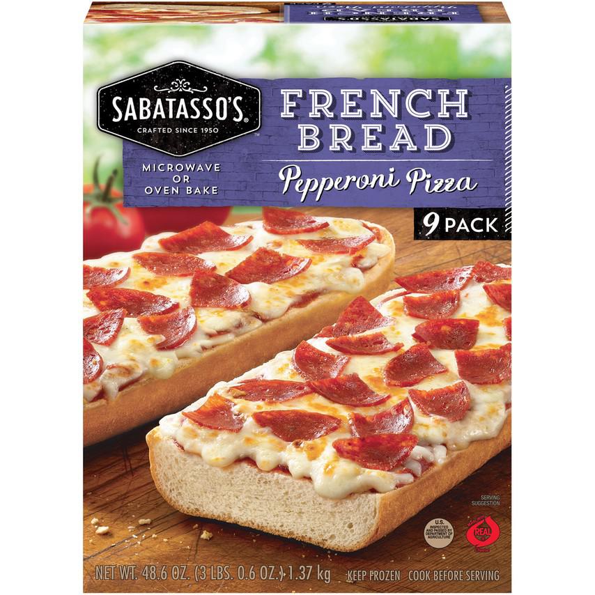 Sabatasso's French Bread Pizza 9 Units / 152 G / 5.4 Oz
