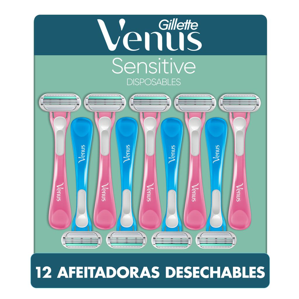 Gillette Venus Sensitive Plus Rasuradora Desechable12 UND