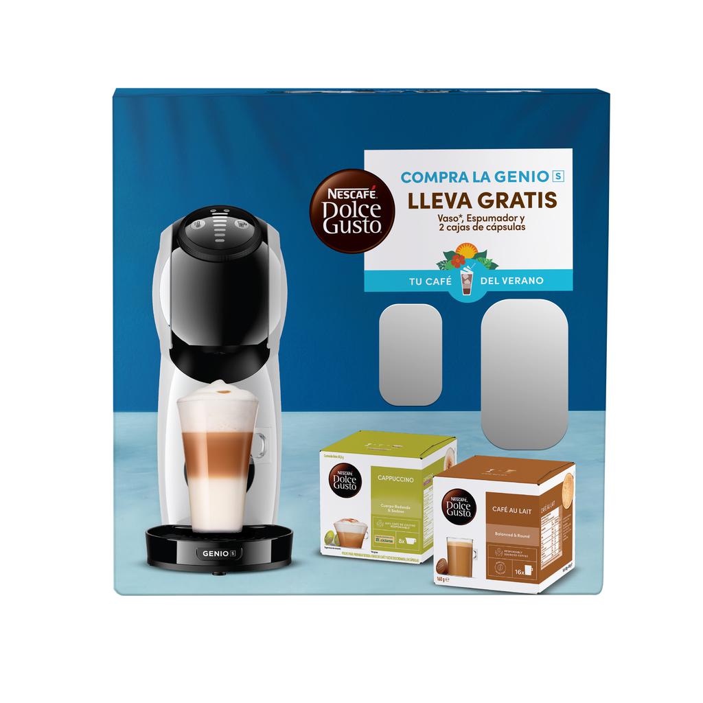 Nescafé Dolce Gusto Genio S Óptima Basic Capsule Coffee Maker + Glass