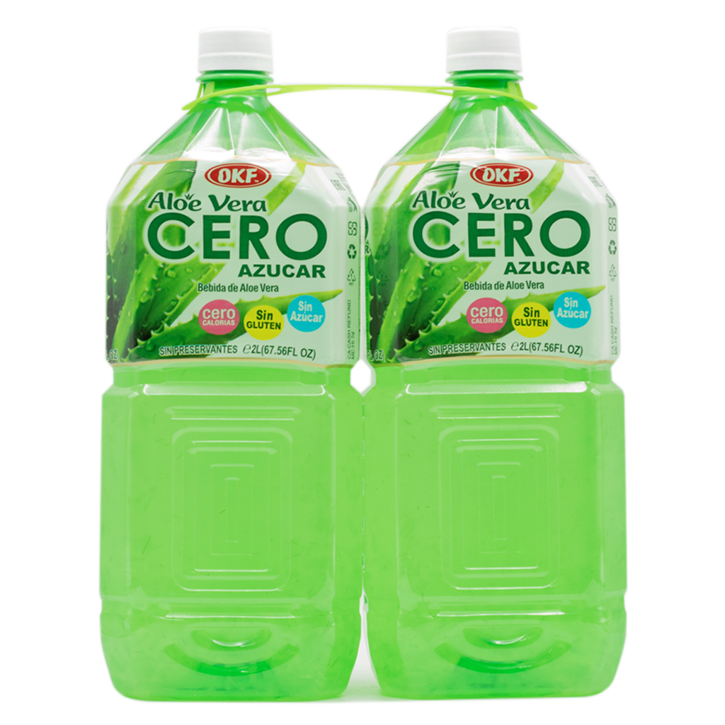 OKF Aloe Vera Drink Sugar Free 2 Units / 2 L / 67.6 oz Juices | PriceSmart  | Dominican Republic