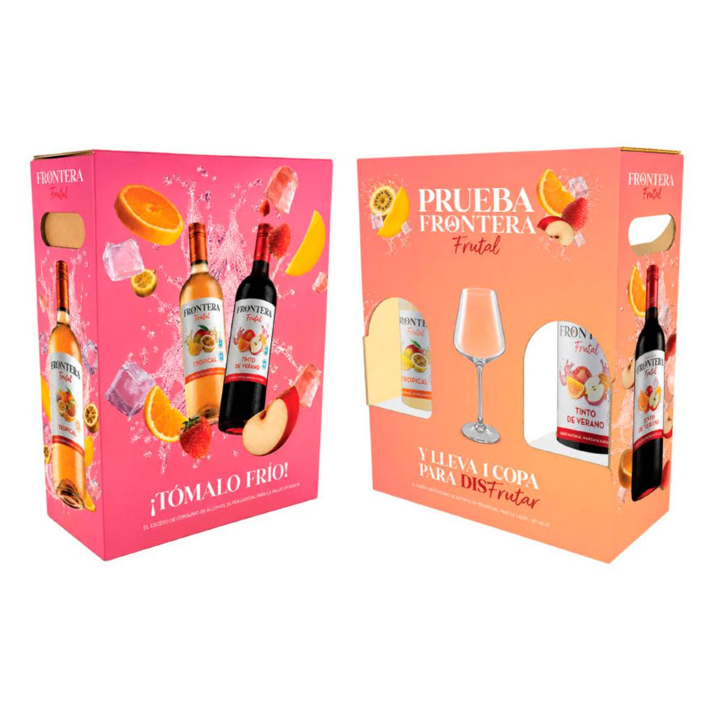Frontera Set de Tinto de Verano y Vino Tropical 2 Unidades / 750 mL