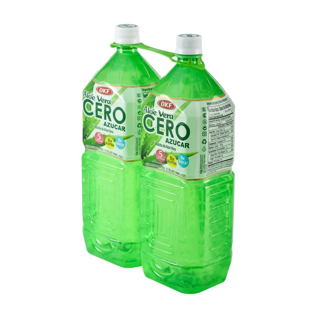 OKF Aloe Vera Drink 2 Sugar-Free 2 Units / 2 lt / 70.3 oz Juices |  PriceSmart | Dominican Republic